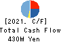 Shikino High-Tech CO.,LTD. Cash Flow Statement 2021年3月期