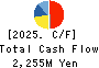 Toho Acetylene Co.,Ltd. Cash Flow Statement 2025年Mar期 Toho Acetylene Co.,Ltd. Cash Flow Statement 2025年3月期