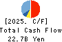 TOKEN CORPORATION Cash Flow Statement 2025年4月期