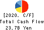 TOKYO STEEL MANUFACTURING CO., LTD. Cash Flow Statement 2020年3月期
