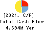 Inui Global Logistics Co., Ltd. Cash Flow Statement 2021年Mar期 Inui Global Logistics Co., Ltd. Cash Flow Statement 2021年3月期
