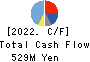 NAGAOKA INTERNATIONAL CORPORATION Cash Flow Statement 2022年6月期