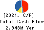 Yoshicon Co.,Ltd. Cash Flow Statement 2021年Mar期 Yoshicon Co.,Ltd. Cash Flow Statement 2021年3月期