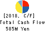 G Three Holdings CORPORATION Cash Flow Statement 2018年Aug期 G Three Holdings CORPORATION Cash Flow Statement 2018年8月期