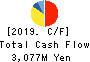 NIHON KAGAKU SANGYO CO.,LTD. Cash Flow Statement 2019年3月期