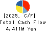TOHO CHEMICAL INDUSTRY COMPANY, LIMITED Cash Flow Statement 2025年Mar期 TOHO CHEMICAL INDUSTRY COMPANY, LIMITED Cash Flow Statement 2025年3月期
