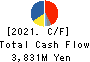 KURIYAMA HOLDINGS CORPORATION Cash Flow Statement 2021年Dec期 KURIYAMA HOLDINGS CORPORATION Cash Flow Statement 2021年12月期