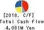 THE ROYAL HOTEL,LIMITED Cash Flow Statement 2018年Mar期 THE ROYAL HOTEL,LIMITED Cash Flow Statement 2018年3月期