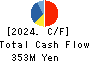 CYND Co.,Ltd. Cash Flow Statement 2024年3月期