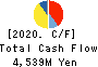 Nippon Piston Ring Co., Ltd. Cash Flow Statement 2020年3月期