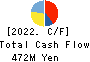SAKURAJIMA FUTO KAISHA, LTD. Cash Flow Statement 2022年3月期