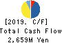 TAIHEIYO KOUHATSU INCORPORATED Cash Flow Statement 2019年Mar期 TAIHEIYO KOUHATSU INCORPORATED Cash Flow Statement 2019年3月期