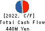 Daikokuya Holdings Co.,Ltd. Cash Flow Statement 2022年3月期