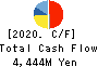 KURIYAMA HOLDINGS CORPORATION Cash Flow Statement 2020年12月期