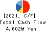 ANEST IWATA Corporation Cash Flow Statement 2021年Mar期 ANEST IWATA Corporation Cash Flow Statement 2021年3月期