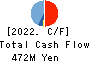 TOKATSU HOLDINGS CO.,LTD. Cash Flow Statement 2022年3月期