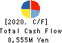 MITSUBISHI PENCIL COMPANY,LIMITED Cash Flow Statement 2020年12月期