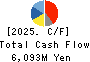 MANDOM CORPORATION Cash Flow Statement 2025年Mar期 MANDOM CORPORATION Cash Flow Statement 2025年3月期
