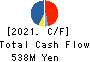Japan Animal Referral Medical Center Co. Cash Flow Statement 2021年3月期