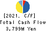 Niigata kotsu Co., Ltd. Cash Flow Statement 2021年3月期