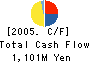 CYBIRD Holdings Co., Ltd. Cash Flow Statement 2005年3月期