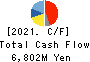 HOSOKAWA MICRON CORPORATION Cash Flow Statement 2021年9月期
