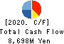Katakura Industries Co.,Ltd. Cash Flow Statement 2020年12月期