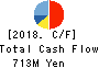SANSHIN CORPORATION Cash Flow Statement 2018年3月期