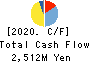 KOEI CHEMICAL COMPANY,LIMITED Cash Flow Statement 2020年3月期