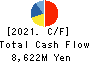 Japan Transcity Corporation Cash Flow Statement 2021年3月期