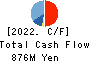 KANEMATSU SUSTECH CORPORATION Cash Flow Statement 2022年3月期