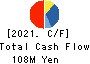 Fusion Co.,Ltd. Cash Flow Statement 2021年2月期