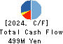 Shirohato Co.,Ltd. Cash Flow Statement 2024年2月期