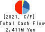 TOP CULTURE Co.,Ltd. Cash Flow Statement 2021年10月期