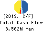 Nippon Koshuha Steel Co., Ltd. Cash Flow Statement 2019年3月期