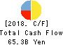 THE TOHOKU BANK,LTD. Cash Flow Statement 2018年Mar期 THE TOHOKU BANK,LTD. Cash Flow Statement 2018年3月期