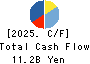 MegaChips Corporation Cash Flow Statement 2025年Mar期 MegaChips Corporation Cash Flow Statement 2025年3月期