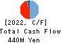 ReYuu Japan Inc. Cash Flow Statement 2022年10月期