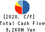 CANOX CORPORATION Cash Flow Statement 2020年3月期