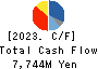 HIRATA Corporation Cash Flow Statement 2023年3月期