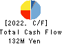 RIKEI CORPORATION Cash Flow Statement 2022年3月期