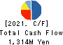 ICHIKURA CO.,LTD. Cash Flow Statement 2021年Mar期 ICHIKURA CO.,LTD. Cash Flow Statement 2021年3月期
