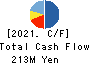 Convano Inc. Cash Flow Statement 2021年3月期