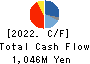 TOKYO ELECTRON DEVICE LIMITED Cash Flow Statement 2022年3月期