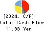 Sanoh Industrial Co., Ltd. Cash Flow Statement 2024年3月期