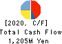 KYOWAKOGYOSYO CO.,LTD. Cash Flow Statement 2020年4月期