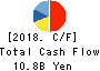 KYOKUTO KAIHATSU KOGYO CO.,LTD. Cash Flow Statement 2018年3月期