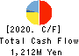 Nippon Tungsten Co.,Ltd. Cash Flow Statement 2020年3月期