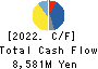 NIHON PLAST CO.,LTD. Cash Flow Statement 2022年3月期