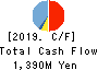 The Imamura Securities Co.,Ltd. Cash Flow Statement 2019年3月期